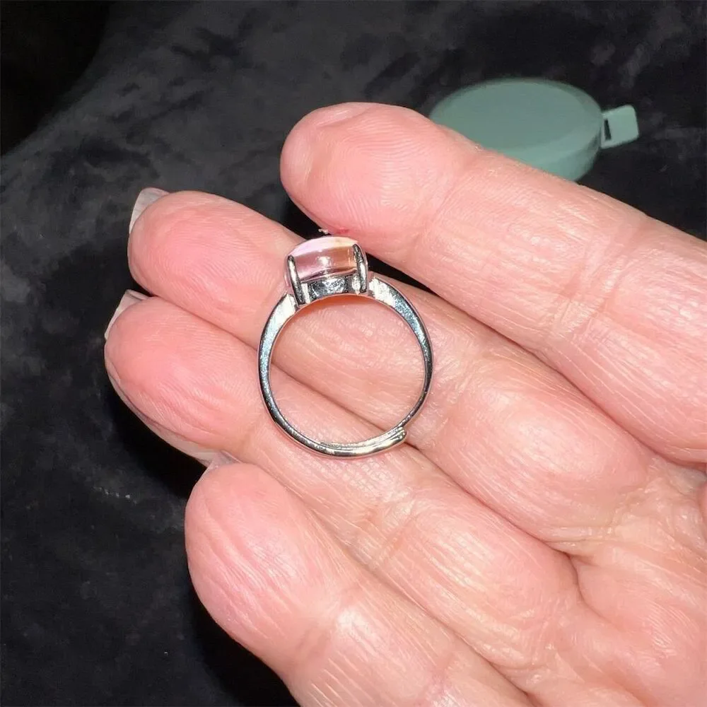 Ametrine Silver plated Band Ring